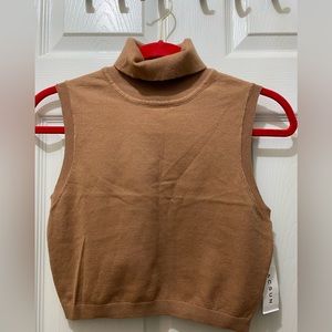 Kendall and Kylie Crop Turtle Neck Top